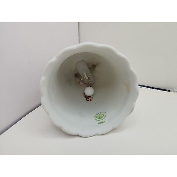 Lefton China Hand Painted Porcelain Bell Doves Bow Christopher Collection #00944 - Picture 9 of 10